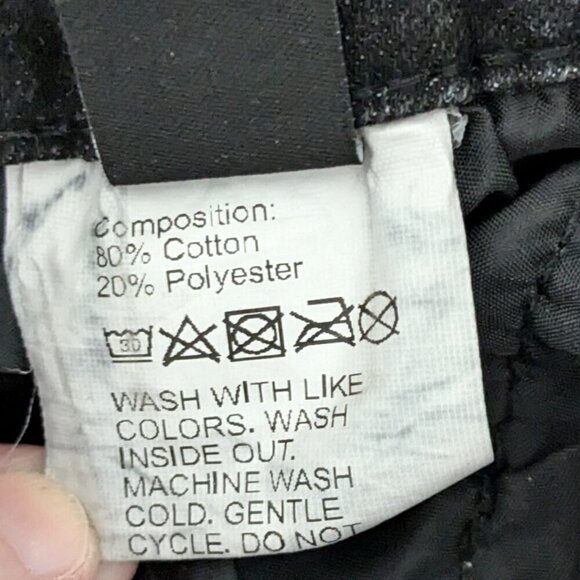 SHEIN CURVE Black Denim Distressed High Rise Skinny Jeans; Size 2XL - Picture 4 of 4